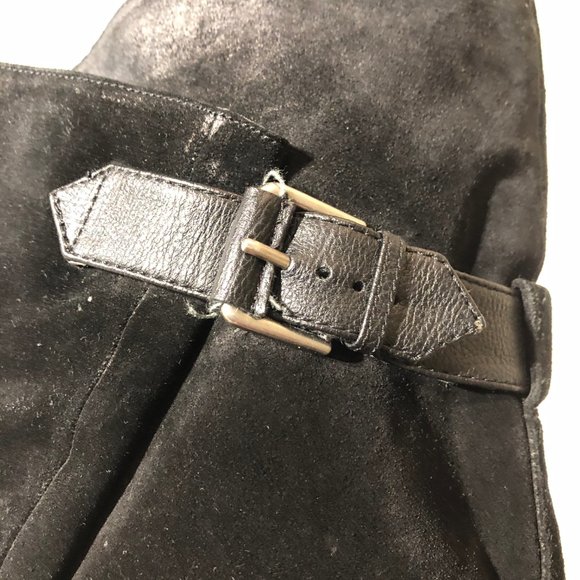 Nine West Black Suede Slouchy Boots - Picture 5 of 12